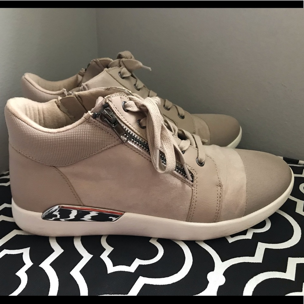 light pink high tops